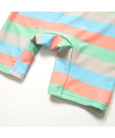 Bonverano Baby Boys Swimsuit/Sunsuit UPF 50+ Sun Protection with Sun Hat - 18 Months (Blue Stripes) - Buy Online on GoSupps.com