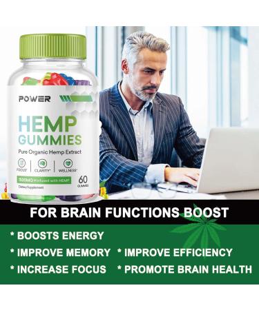 Power Gummies Blue Bear Multivitamin Supplement (180 Gummies) - HempGummies Advanced Formula - Buy Online on GoSupps.com
