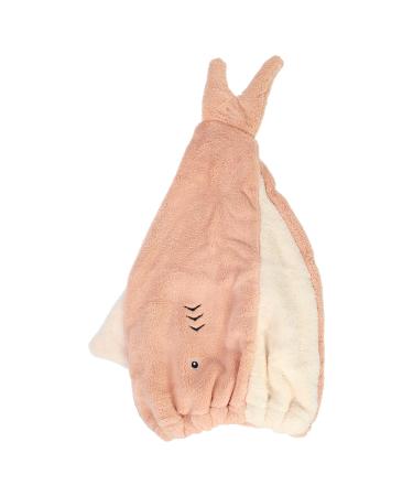 VOCOSTE Adult Hair Drying Towel Dry Cap Towel Cap Quick Drying Lightweight Strong Absorbent for After Bath Drying Hair Orange
