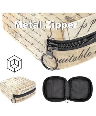 Vintage Mushroom Color Women Bands Storage Bag | Travel Make-Up Organizer & Menstrual Cup Pocket - Big Capacity - Buy Online on GoSupps.com
