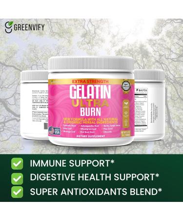 GelatinBurn Powder - Official GelatinBurn Premium Supplement Advanced Formula All Natural GelatinBurn Daily Formula Powder for Overall Health Lifestyle & Wellness Support 60 Servings (1) - Buy Online on GoSupps.com