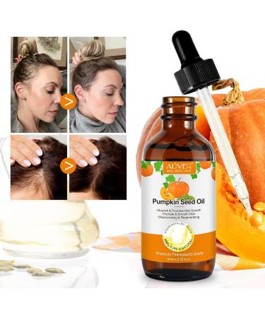 Organic Pumpkin Seed Oil for Hair Growth - 60ml | Eyebrow, Eyelash & Skin Care - Buy Online on GoSupps.com