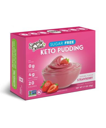Natural Simply Delish Natural Instant Pudding Strawberry 1.7 oz (48 g)