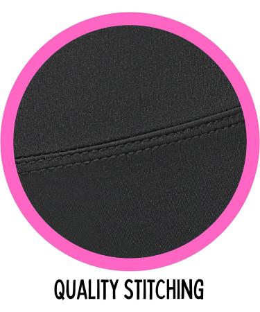 Dancina Girls Gymnastics Shorts - Classic & Metallic Ice Dance Wear | Size 12, Solid Black - Buy Online on GoSupps.com