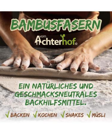 Bamboo Fiber Flour - 500g | Low Carb & Quality Control | Filler Flour | Directly from Achterhof - Buy Online on GoSupps.com