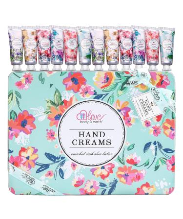 Body & Earth Love Hand Cream Gift Set for Women - 12 Premium Argan Oil Hand Creams | Perfect Birthday & Mother's Day Gift for Girlfriend Mom - Buy Online on GoSupps.com