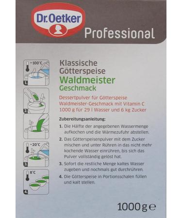 Buy Dr. Oetker Professional Woodruff Jelly Powder 1kg - Premium Quality International Shipping - Buy Online on GoSupps.com