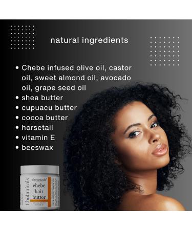 Chebe Butter & Leave-In Conditioner Set | Promote Stronger Hair Growth & Prevent Breakage | Made in USA | 4 oz Each (Unscented - Buy Online on GoSupps.com