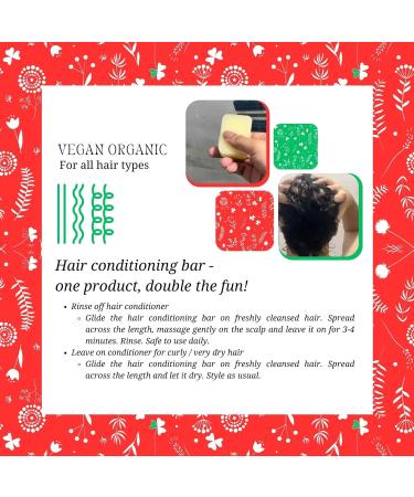 Buy Organic Amla Methi Hair Conditioning Bar - Sulphate & Silicone Free for Soft Tangle-Free Glossy Hair | 2.1 Oz - International Shipping Available - Buy Online on GoSupps.com