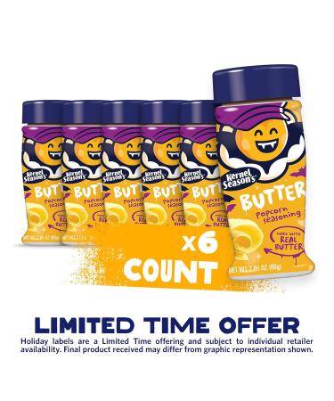 Kernel Season's Butter Popcorn Seasoning - 2.85oz, Pack of 6 | Perfect Flavor Boost! - Buy Online on GoSupps.com