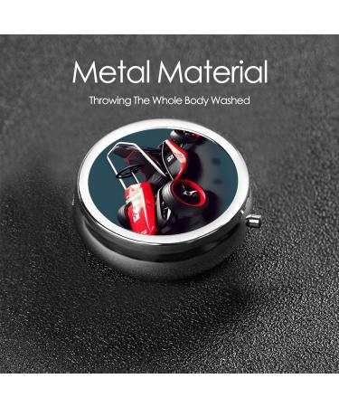 Mini Kartround Pill Box - 3 Compartment Travel Organizer | Portable Pill Box for Easy Medication Management - Buy Online on GoSupps.com