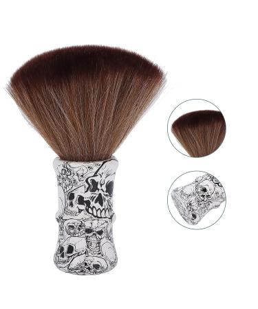 Buy Barber Brush Neck Duster | Soft Nylon Shaving Brush with Wooden Handle for Men - Perfect for Grooming & Hair Removal - Buy Online on GoSupps.com