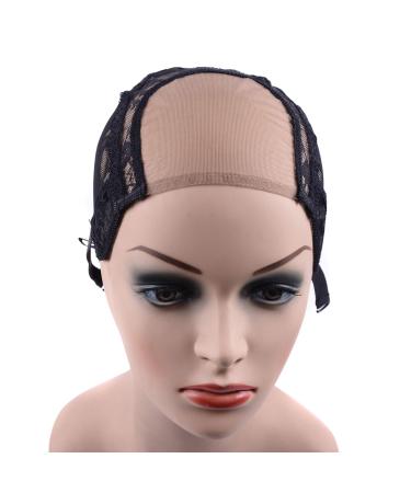 4X4 U-Part Lace Wig Cap - Adjustable Straps for DIY Wigs | Black S (52cm) - Ideal for Wig Making & Customization - Buy Online on GoSupps.com