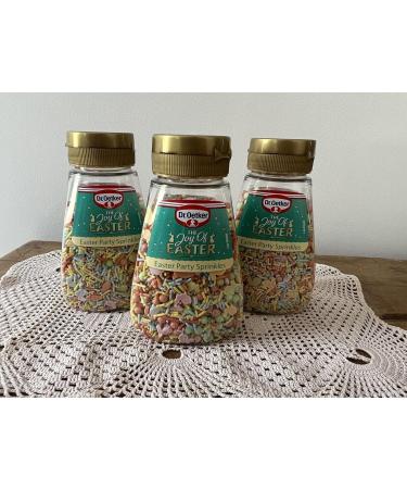 Dr Oetker Easter Party Sprinkles 110G | Mix of coloured sugar shapes and strands | Premium product - Buy Online on GoSupps.com