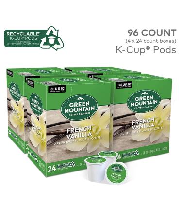 Green Mountain French Vanilla Keurig K-Cup Pods - 96 Count (4 x 24ct) - Light Roast Flavored Coffee - Buy Online on GoSupps.com