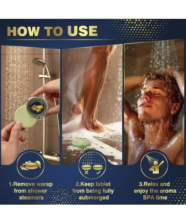 Steamers de Douche Artisanaux 8 Boules Effervescentes Parfum es pour Spa Maison Pamplemousse Past que Vanille Menthe Poivr e Citron Romarin Lavande Eucalyptus - Buy Online on GoSupps.com