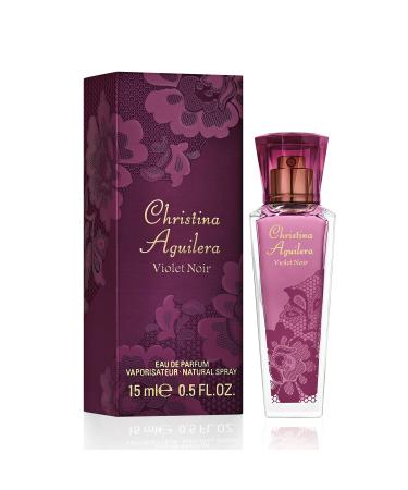 Christina Aguilera Violet Noir Perfume for Women Eau de Parfum Spray 0.5 fl. oz 0.5 Fl Oz (Pack of 1)
