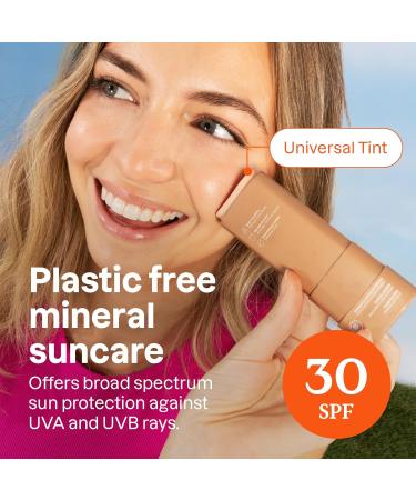 Bundle of ATTITUDE Mineral Sunscreen Stick with Zinc Oxide SPF 30 + Tinted Mineral Sunscreen Face Stick SPF 30 + Lip Balm SPF 15 + After Sun Stick Mint & Cucumber - Buy Online on GoSupps.com