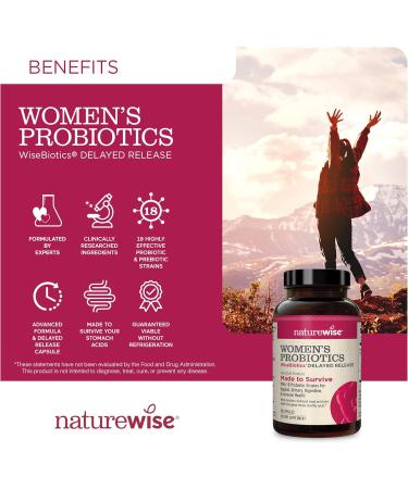 NatureWise 1 Cranberry Pills - Extract Equal to 12 500mg* - 60 Capsules 30-Day Supply + 1 Probiotics for Women + Cranberry for PH & Urinary - 60 Capsules 60-Day Supply  - Buy Online on GoSupps.com