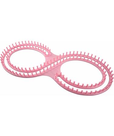 Frola 55 Wide Afghan Loom Knitting Board Weave Loom Kit - Pink | Instructions Included | 3 Projects - Buy Online on GoSupps.com