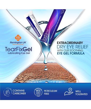 TearFix Carbopol 980 0.2% Lubricating Eye Gel - Soothes Irritated, Tired, and Dry Eyes - Buy Online on GoSupps.com