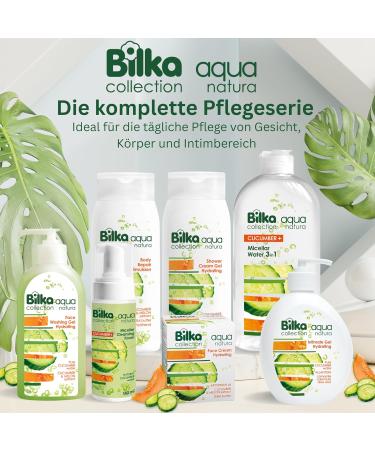  Bilka Collection Aqua Natura Micellar Cleansing Mousse - Daily Facial Cleanser with Natural Cucumber Water for Hydration and Pore Shrinking - 140ml - Buy Online on GoSupps.com