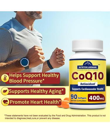 Nutriselect CoQ10-400mg-Softgels 45 Servings Coenzyme Q10 Supplement for High-Absorption Powerful-Antioxidant Support Heart & Energy-Production - Buy Online on GoSupps.com