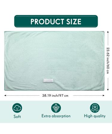 3 Pack Microfiber Hair Towel Set - Absorbent Hair Turban for Quick Drying - Ideal for Women & Men with Long, Curly Hair - Pink, Green, White - Buy Online on GoSupps.com