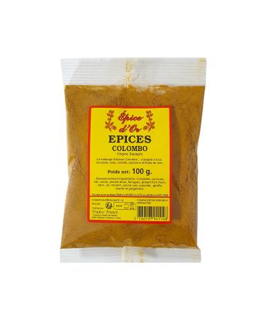 Colombo Spices 100g - Golden Spice, 100% Natural, no coloring, no additives, no artificial flavoring, no preservative