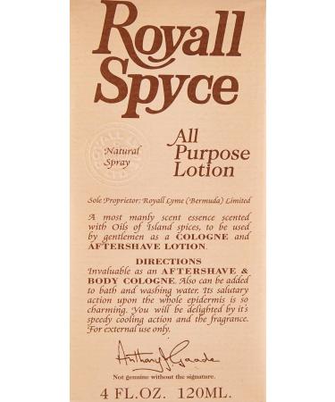 Royall Spyce/Royall Fragrances All Purpose Lotion Spray 4.0 Oz (M) - Buy Online on GoSupps.com