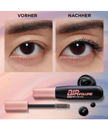 L'Or al Paris Air Volume 30H Mega Mascara - Long-Lasting Black Mascara for Intense Volume (9.4ml) - Buy Online on GoSupps.com