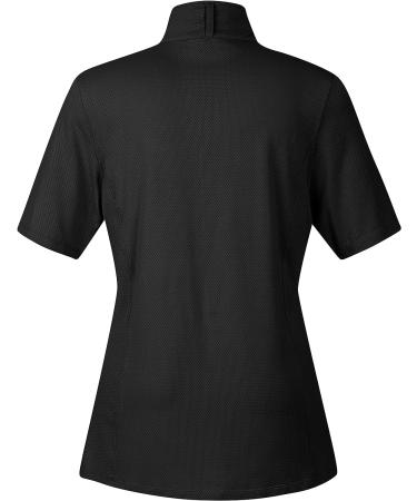 Kerrits Ice Fil Lite Short Sleeve Shirt - Solid Black, Size Small - Buy Online on GoSupps.com