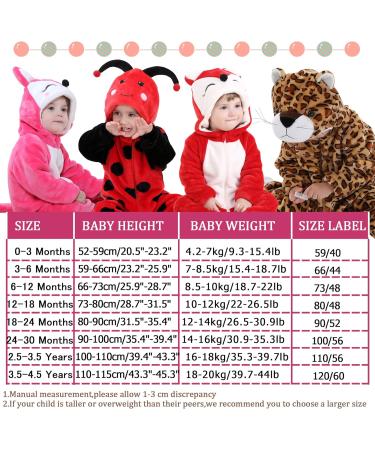 Doladola Unisex Baby Hooded Cartoon Animal Romper | Toddler's Jumpsuit 6-12 Months | Rose Fox Design - Buy Online on GoSupps.com
