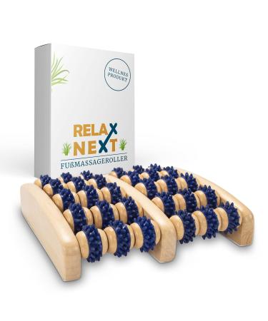 Relax Next foot massage scooter made of wood-reflex zone foot massage device-relax next unduysis crowd made of wood-also available as a gift - Buy Online on GoSupps.com
