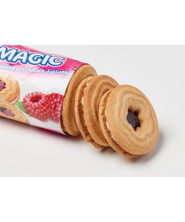 PINKMAGIC Double Biscuit with Raspberry-Vanilla Flavour - 176g Pack of 2 | International Shipping Available - Buy Online on GoSupps.com