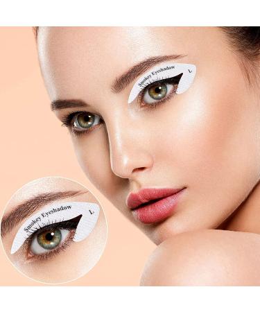 Eye Makeup Template Molds Pads Eyebrow Stencils Kit Various Eye Shapes Highly Effective Professional for Studio for Beginners - Buy Online on GoSupps.com