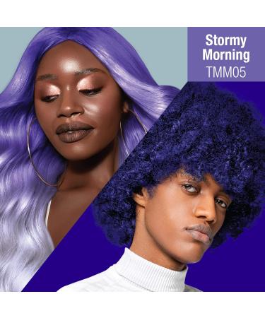 RED by Kiss Hair Color Kit - All-Inclusive Tintation with Bleach & Semi-Permanent Colors (Stormy Morning) - International Shipping Available - Buy Online on GoSupps.com