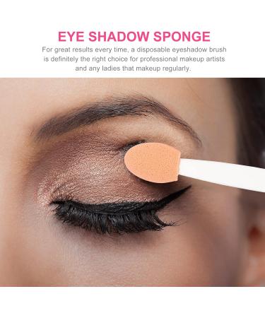 FOMIYES Eye Makeup Applicator 200 pcs Eyeshadow Cosmetic Double-end Makeup Dual-sides Sponge Applicator Disposable - Buy Online on GoSupps.com