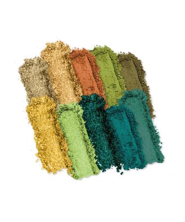 Profusion Cosmetics 10-Shade Emeralds Eyeshadow Palette - Versatile Richly Pigmented Travel-Friendly & Cruelty-Free for All Skin Tones - Buy Online on GoSupps.com