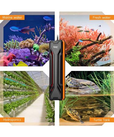 Hygger 500W Submersible Aquarium Heater - Digital LED Controller & Overheating Protection for Freshwater & Saltwater Tanks (245-500L) - Buy Online on GoSupps.com
