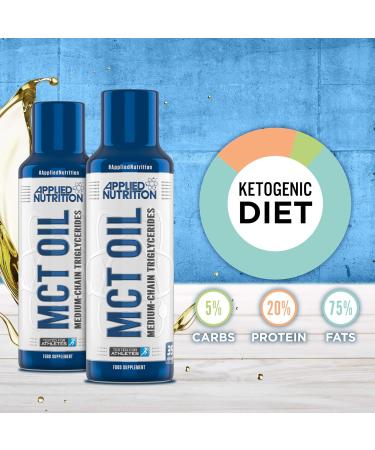 Applied Nutrition MCT Oil 490ml - Premium Quality Keto Supplement - Buy Online on GoSupps.com