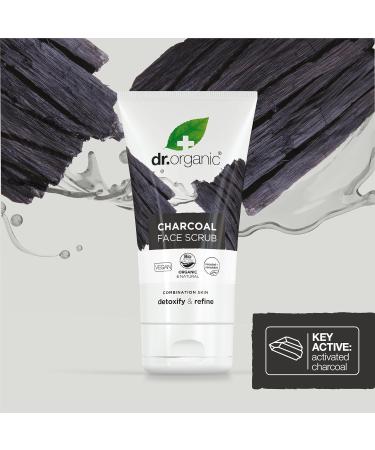 DR Organic Activated Carbon Facial Peeling - Vegan Acne Treatment & Natural Skin Clarifier - 125ml Paraben & SLS-Free Eco-Friendly - Buy Online on GoSupps.com