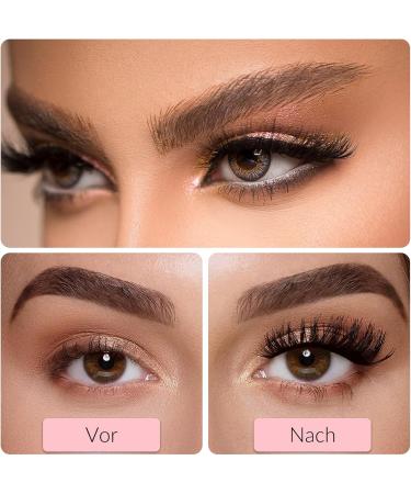 Aleevii False Eyelashes Natural Eyelashes Artificial Eyelashes with Replacement Adhesive Strips Self-Adhesive Eyelashes Reusable Eyelashes - Buy Online on GoSupps.com
