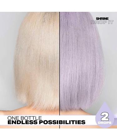 Shop Shrine Drop It Lilac Hair Toner - Vegan Cruelty-Free Semi-Permanent Color for Gorgeous Autumn & Winter Shades - 200 Drops Per Bottle - Buy Online on GoSupps.com