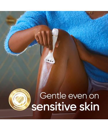 Gillette Venus Radiant Skin Moisturizing Razor with Olay Serum - for Dry & Sensitive Skin - Buy Online on GoSupps.com