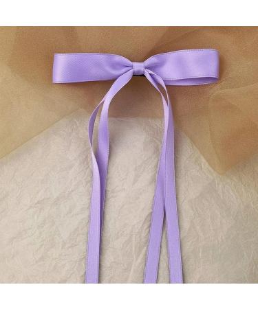 10 Pcs Hair Bows for Women Cute Colorful French Bow Ribbon Hair Clip Tassel Bowknot Hair Clips with Long Tail Silky Satin Metal Clips Ponytail Hairstyle Accessories for Women Girls Toddlers Teens Kids - Buy Online on GoSupps.com
