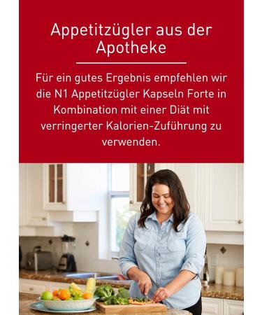 N1 Appetite Support Forte - Medical Device for Obesity Management | 126 Capsules for Quick Weight Loss & Appetite Control - Buy Online on GoSupps.com