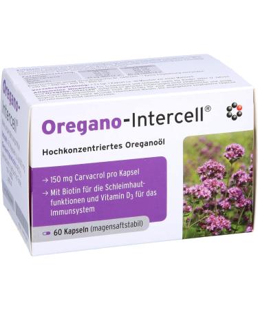 OREGANO-INTERCELL Gastro-Resistant Soft Capsules | Premium Natural Antioxidant for Digestive Health | Buy Internationally - Buy Online on GoSupps.com