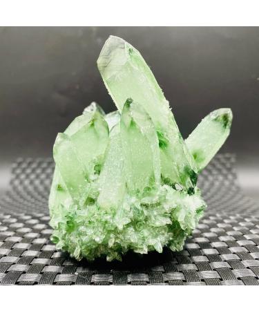 Natural Green Ghost Ghost Quartz Crystal Cluster Rock Suitable for Home HOMEZHOU (Color : 300-350g) - Buy Online on GoSupps.com