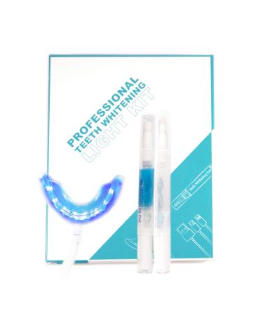 Deluxe Teeth Whitening 2 Pen Kit 1 Carbamide Peroxide Tooth whitening Gel and 1 Remineralization Gel Made in USA (22% Whitening Gel) 1 Count (Pack of 1)